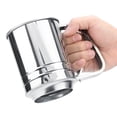 thumbnail image 3 of LAFGUR Flour Strainer,Flour Sieve,Kitchen Stainless Steel Double Layer Manual Flour Sifter Sieve Strainer Kitchen Cooking Baking Tool, 3 of 8