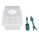 thumbnail image 5 of Bandejas de plántulas de células caja de vivero de ventilación ajustable resistente transparente resistente a bajas temperaturas para plantar, 5 of 8