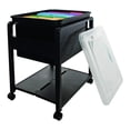 thumbnail image 6 of HomeStock Letter/Legal Rolling File Cart (18.5" L x 14.5" W x 21.75" H), Black, Lightweight, Portable with Storage Tote and Smooth Castors, 6 of 6