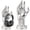Silver, variant on Silverhand Mechanical Hand Controller Stand, Gaming Accessory Holder for PC, Resin Art Desk Decor for Modern Home and Gaming Room