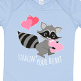 thumbnail image 4 of Inktastic Stealin' Your Heart Cute Raccoon Boys or Girls Baby Bodysuit, 4 of 5