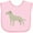 AD-Pink, variant on Inktastic Labrador Boys or Girls Baby Bib