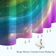 thumbnail image 6 of Colorful Tie Dye Wave Pattern Shower Curtain 84"x72" ,Bathroom Decorative Shower Curtains Set with 12 Hooks,Modern Waterproof Washable Shower Curtain, 6 of 6