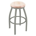 thumbnail image 2 of Holland Bar Stool 802 Misha Stainless Steel 30" Swivel Bar Stool with Natural Maple Seat, 2 of 2