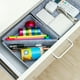 thumbnail image 5 of Naiovety Caja de almacenamiento de cintas para llaves de Hotel en casa, cajón para sala de estar, dormitorio, bolígrafos, mandos a distancia, Almacenamiento y organización del hogar Gris oscuro, 5 of 6