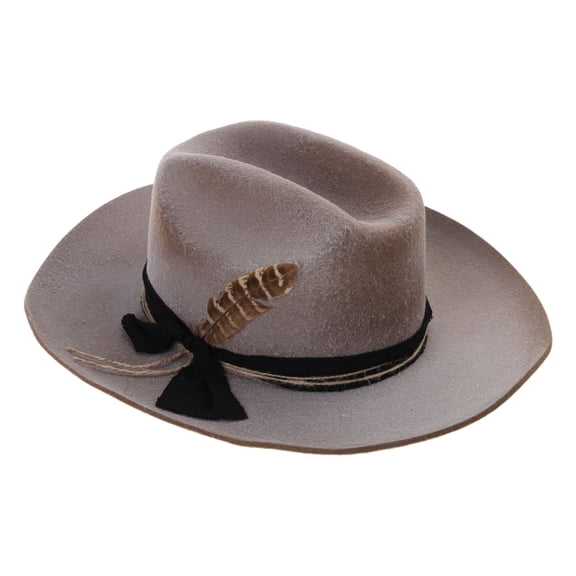 JZROCKER Western Cowboy Hat for Female Wide Brim Strap Cowboy Hat Fashion Music Festival Hat Masquerade Ball Headdress