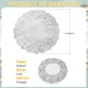 thumbnail image 2 of Uxcell 250 Pcs Servilletas de Papel de 5.5 Pulgadas Redondas de Encaje Decorativas, Papeles Desechables para Comidas y Fiestas, Plateado, 2 of 6