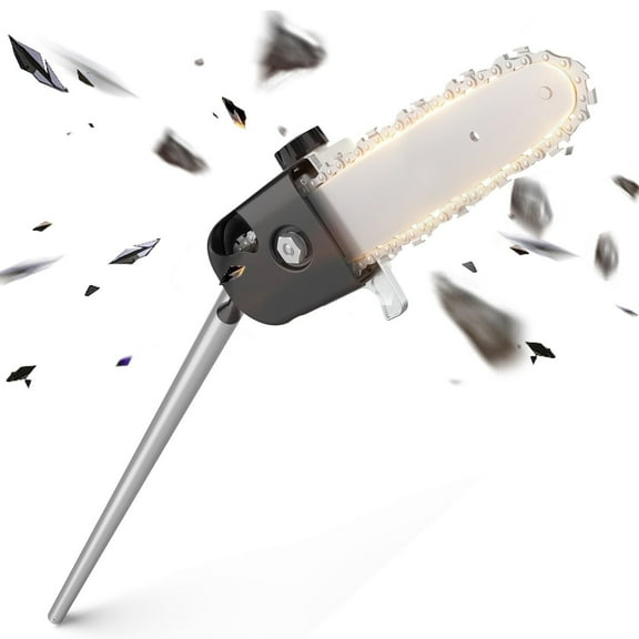 WILD BADGER POWER 10-inch Pole Saw with 30-inch Shaft Universal Attachment, Articulating Pole