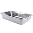 thumbnail image 4 of 1Pc Multifunctional Stainless Steel Storage Plate Rectangular Plate (Silver), 4 of 4