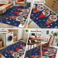 thumbnail image 5 of Area Rugs for Living Room Bedroom, Navy Blue Gnomes Christmas 4'x6' Rug Washable Carpet Runner Indoor Outdoor, Xmas Ball Gifts Snowflake Non Slip Accent Floor Mats Rug for Kitchen, Office, 5 of 8