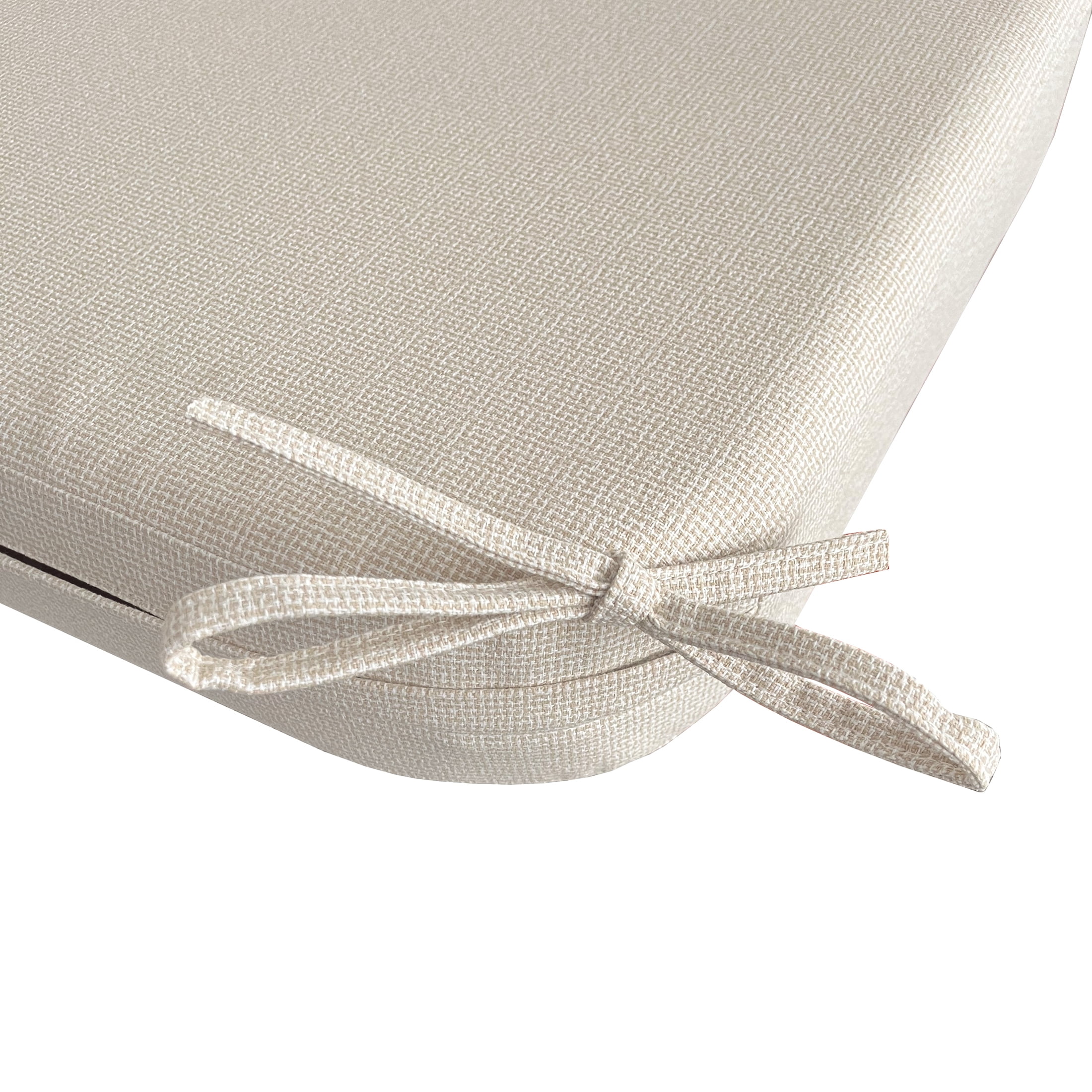 Better Homes & Gardens 18" x 19" Premium Beige Outdoor Seat Cushion