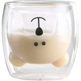 thumbnail image 1 of Bonitas jarras de cerveza, vasos para café, té, vasos para beber, vasos para café, vasos con aislamiento de doble pared, taza con forma de oso y gato, 1 of 3
