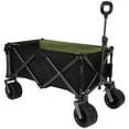 thumbnail image 5 of WANGYAN  300L Capacity 400LBS Heavy Duty Collapsible Garden Wagon with All-Terrain Wheels, Extendable Tailgate, 5 of 9