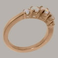 thumbnail image 3 of LBG British Made 14k Rose Gold Natural Opal Womens Promise Ring - 33 size options - Size 8.75, 3 of 6