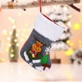thumbnail image 4 of Zmeidao Mini Christmas Stockings Bulk, Christmas Stockings Santa Claus Snowman Reindeer Bear Candy Xmas Hanging Stockings for Christmas Tree Ornament Decorations Gift Holder 12.2", 4 of 6