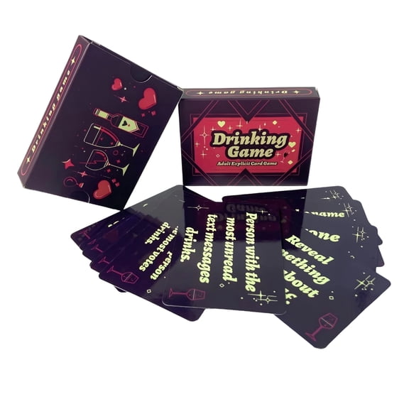 Drinking 50 Cards for Adult Game Night Gatherings