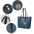 thumbnail image 5 of Dinah Light Weight Tote Handbag with Wallet by Mia K., 5 of 11