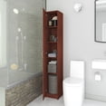 thumbnail image 2 of Gabinete Playcon Alacena Guardarropa Estante con puerta 5 espacios Organizadores Cerezo, 2 of 9