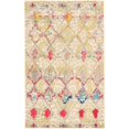 thumbnail image 1 of Unique Loom Sedona Over-Dyed Tribal Rug 3' 3 x 5' 3 Rectangle Beige/Gold, 1 of 2