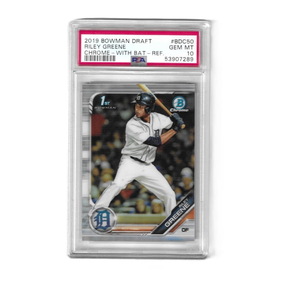 2019 Bowman Draft Riley Greene Chrome Refractor PSA 10 GEM MINT