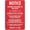 Warning Sign 4, variant on Notice No Pets Allowed Service Animals Only Outdoor Safe Sign - 8"x12", UV Protected, Weatherproof - Store, Office, Apartment, Restaurant Alert