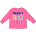 thumbnail image 3 of Inktastic Nana's Big Girl Girls Long Sleeve Toddler T-Shirt, 3 of 5