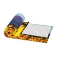 thumbnail image 3 of PHELIKA Mountain Full Of Sunflowers 04 All Season Soft Throw Blanket Lightweight Flannel Fleece Blankets 50" x 60", 3 of 8