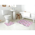 thumbnail image 4 of Yiaed Christmas Unicorns Print Bathroom Mat Set 2 Pieces Mat Anti-Skid Pad Ultra Soft and Absorbent Bathroom Bath Mat Contour Bath Rugs for Toilet Base, 4 of 6