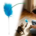 thumbnail image 3 of Cat Toy Refill Feather Wands, Replacement Feathers for Hide and Seek Interactive Cat Toy, Durable Wand Attachments for Automatic Kitten Toys, 3 of 5