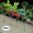 thumbnail image 4 of 40 Pieces Coconut Palm Model Trees Rainforest Decorations Toys DIY Landscape Baoblaze paisaje paisaje árbol, 4 of 8