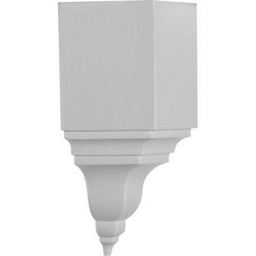 3 1/8"P x 3 1/8"W x 7 3/4"H, Universal Inside Corner for Moulding Profiles Less than 3 1/8"P and 3 7/8"H