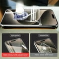 thumbnail image 2 of Clear Hd Hydrogel Screen Protector For Iphone 15 Pro Max, 2 Pieces Transparent Soft Tpu Protective Film [not Tempered Glass], 2 of 5
