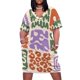 thumbnail image 1 of Vestido de verano holgado con bolsillos para mujer traje de Damas abstractas, 1 of 6