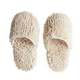 thumbnail image 2 of Milageto Floor Cleaning Slippers Multifunction Mop Slippers for Dirt Dust Living Room apricot, 2 of 8