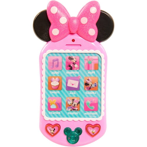 minnie mouse play cell phone