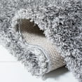 thumbnail image 4 of SAFAVIEH Charlotte Solid Plush Shag Area Rug, Grey, 8' x 10', 4 of 8