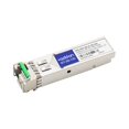 thumbnail image 1 of AddOn TRENDnet Compatible BX SFP Transceiver - SFP (mini-GBIC) module Transceiver (Équivalent à: TRENDnet TEG-MG-BX-D-40) - GigE - 1000Base-BX - LC Monomode - jusqu'à 24,9 miles - 1490 (TX) / 1310 (RX) nm, 1 of 3