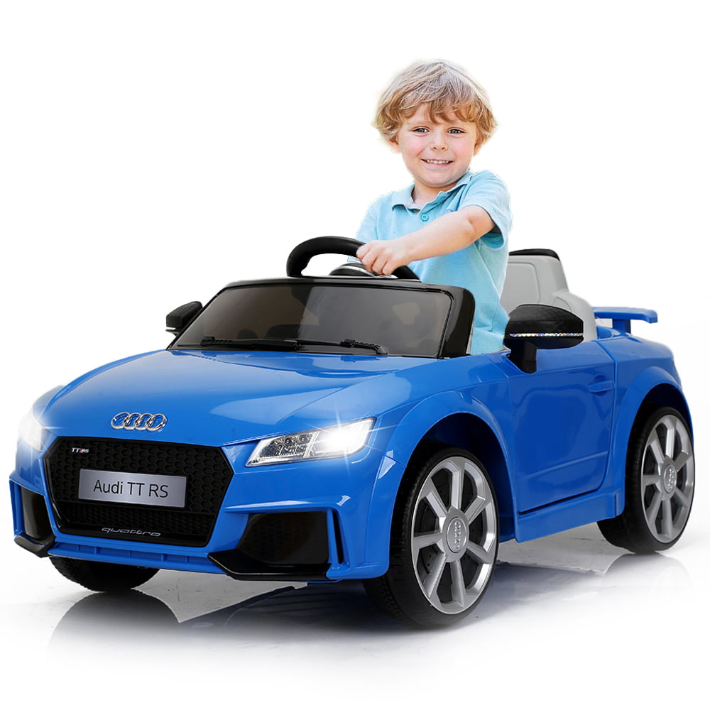 For Audi 12V Kids Ride On Truck Car w/Remote Control LED Light 2 Speed MP3 Music 