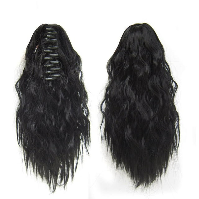Long Cheveux Doux Poney Queue Perruque Naturel Réaliste Super Léger Fausse Perruque Femmes Mode Accessoires de Cheveux A