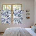 thumbnail image 3 of Watercolor Forest Blue Tier Curtains 54 Inch Length, Abstract Art Modern Trees Cafe Short Curtains for Bathroom Over Sink, Small Kitchen Curtain Light Filtering Tiered Drapes 2 Panels 27.5"Wx54"L, 3 of 8