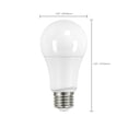 thumbnail image 2 of Satco S9594 - 9 watt; A19 LED; Frosted; 3000K Medium base; 240' beam spread; 120 volts; Non-Dimmable, 2 of 9