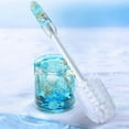thumbnail image 5 of FONMY Toilet Brush and Holder – Acrylic Bowl Cleaner with Natural Seashell Design, Compact Drip-Proof Set for Bathroom Storage and Deep Cleaning, 5 of 8