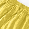 thumbnail image 6 of ITSAME Shorts for Boys, Elastic Waist with Pockets Loose Fit Summer Athletic Casual Shorts Yellow Size 5-6, 6 of 6