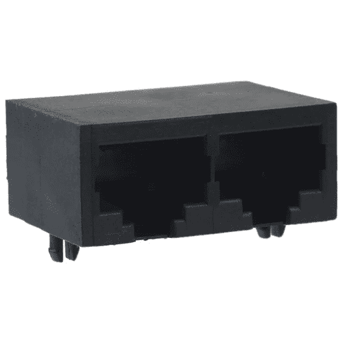 Pack of 3 A00-216-260-450 Jack Modular Connector 8p8c (RJ45, Ethernet) 90° Angle (Right) Unshielded Cat5 :RoHS