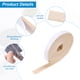 thumbnail image 3 of Uxcell 4pcs hojas de fieltro autoadhesivas de 118x0.5 pulgadas para manualidades y artes, beige, 3 of 5