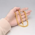thumbnail image 6 of ChainsProMax Men Women Chain Necklace 18K Fake Gold Plated Chains for Pendant 3mm 28inch, 6 of 8