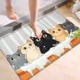 thumbnail image 3 of YIMEIS Bathtub Cat 19.7''*31.5''/17.7''*47.2'' Combo Flannel Mat, Non-Slip, Wear-Resistant Rug for Bathroom & Balcony, 3 of 10