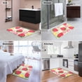 thumbnail image 7 of BAILU Green Bathroom Rugs Cute Strawberry Flower Bath Mat Bathroom Accessories, Funny Colorful Non Slip Floor Bath Rug Machine Washable Bathmat Soft Microfiber Carpet for Shower, Bathtub (20x32 inch), 7 of 7