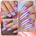 thumbnail image 5 of Metal Nail Polish Quick Dry Mirror Finish No UV Lamp Needed - Fast Drying Metallic Nail Lacquer for Women - Long Lasting Shiny Nail Color for Home Salon or Party Use - Glass Bottle 7ml, 5 of 7