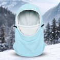 thumbnail image 2 of Hessimy Kids Fleece Balaclava Hood with Adjustable Drawstring,Winter Windproof Face and Neck Cover, 2 of 9